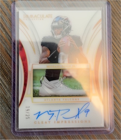 2025 Panini Immaculate Cleat Impressions #CI-MPJ Michael Penix Jr — front