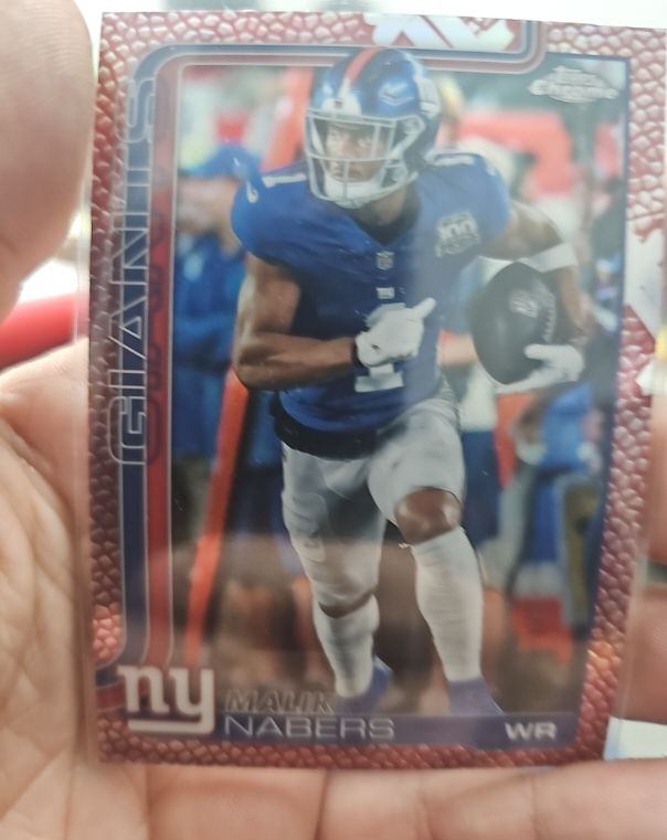2025 Topps Chrome #225 Malik Nabers — front