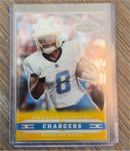 2025 Panini Honors #6 Omarion Hampton — front