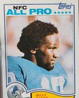 1982 Topps #349 Billy Sims — front