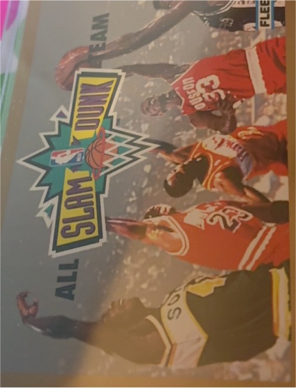 1992-93 Fleer All Slam Dunk Team — front