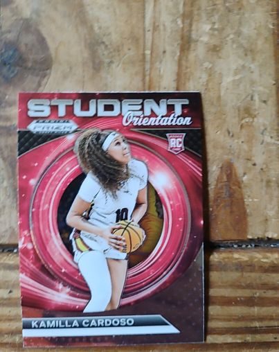 2024 Panini Prizm Draft Picks #4 Kamilla Cardoso Student Orientation Rookie RC — front