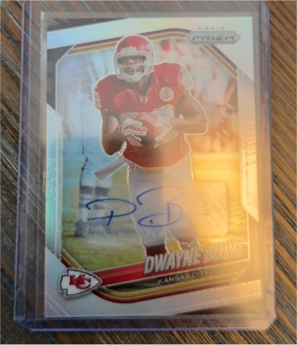 2025 Panini Prizm #46 Dwayne Bowe Silver Prizm — front