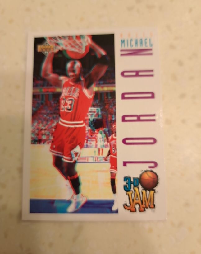 1993-94 Upper Deck Pro View 3D #91 Michael Jordan — front