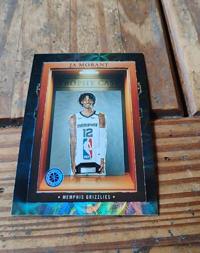 2023-24 Panini Hoops Premium Stock Trophy Case #1 Ja Morant — front