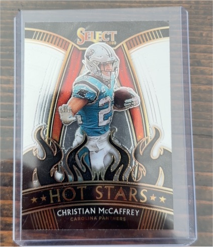 2020 Panini Select #HS16 Christian McCaffrey Hot Stars — front