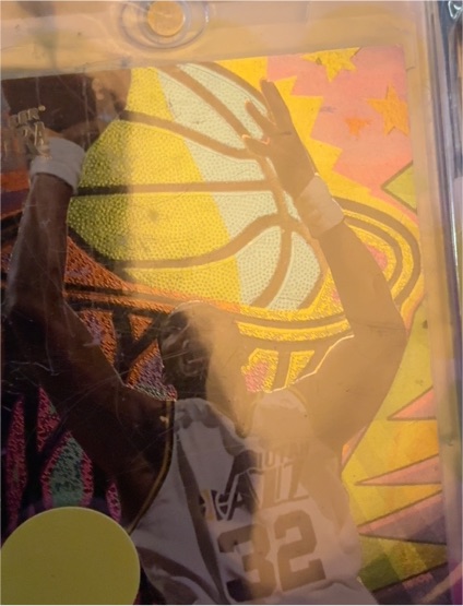 1995-96 Ultra Power GOLD MEDALLION #5 Karl Malone — front