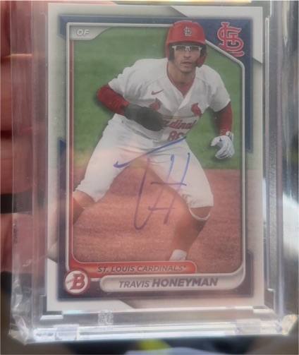 2024 Bowman #BP-46 Travis Honeyman — front