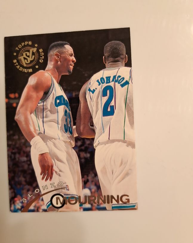 1994-95 Topps Stadium Club #167 Alonzo Mourning — front