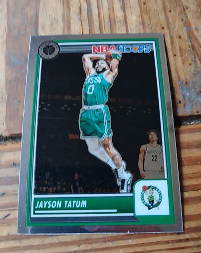 2023-24 Panini NBA Hoops Premium Stock #265 Jayson Tatum — front