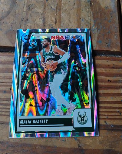 2023-24 Panini NBA Hoops Premium Stock #239 Malik Beasley — front
