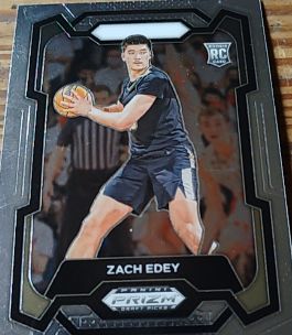 2024 Panini Prizm Draft Picks #1 Zach Edey — front