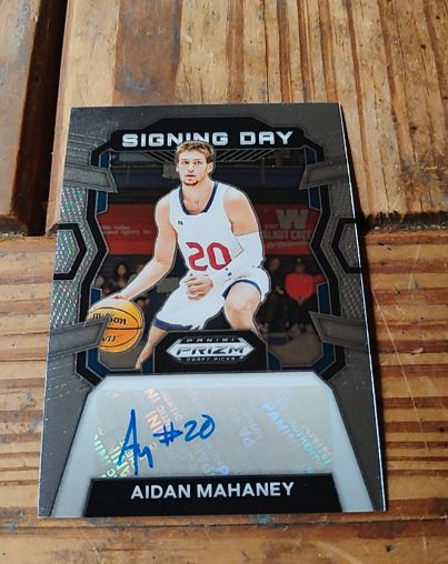 2024 Panini Prizm Draft Picks #SD-MAH Aidan Mahaney — front