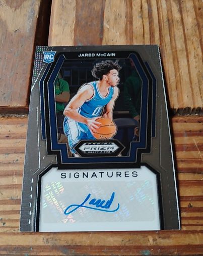 2024-25 Panini Prizm #RSI-JMC Jared McCain Rookie Signatures — front