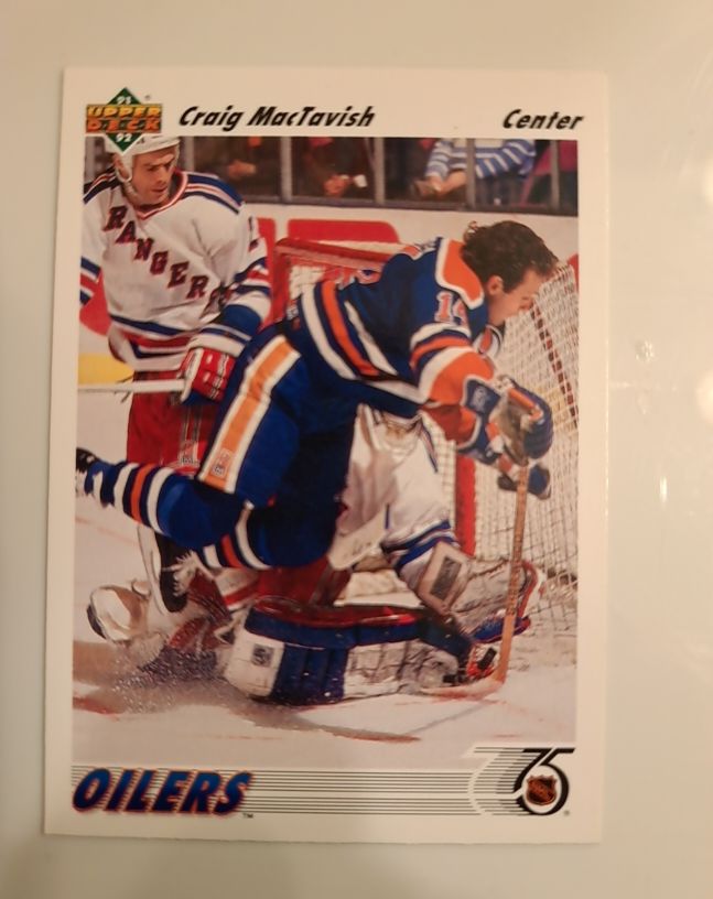 1991-92 Upper Deck #284 Craig MacTavish — front