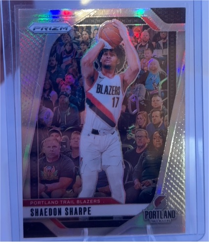 2024-25 Panini Prizm #144 Shaedon Sharpe — front
