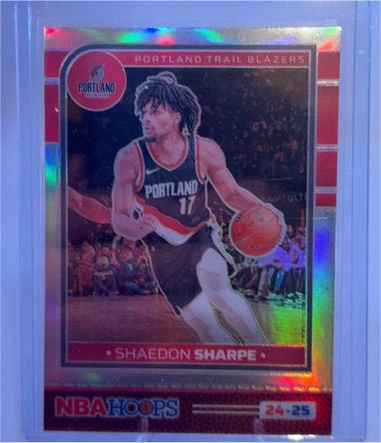 2024-25 Panini NBA Hoops #184 Shaedon Sharpe — front