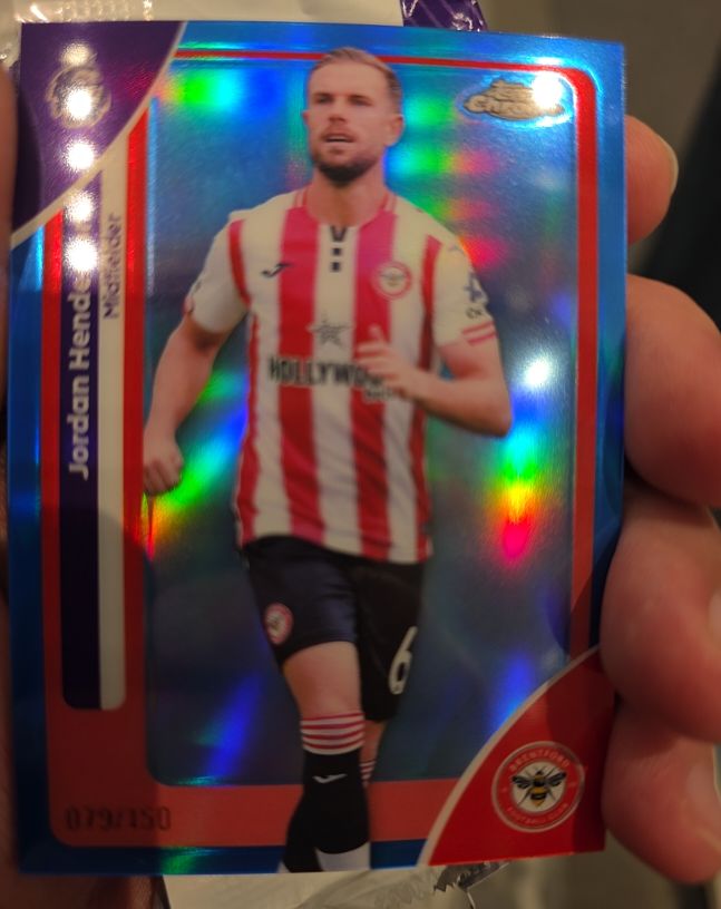 2025 Topps Chrome Premier League #39 Jordan Henderson — front