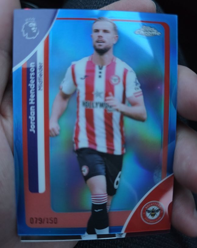2026 Topps Chrome Premier League #39 Jordan Henderson — front