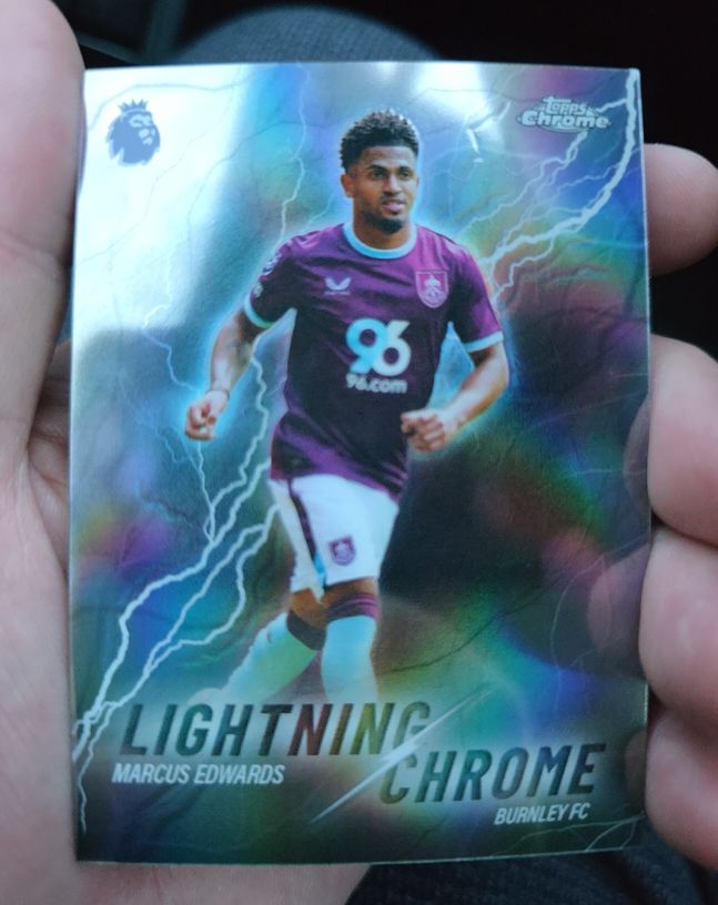 2025-26 Topps Chrome Premier League Lightning Chrome #LC-16 Marcus Edwards — front