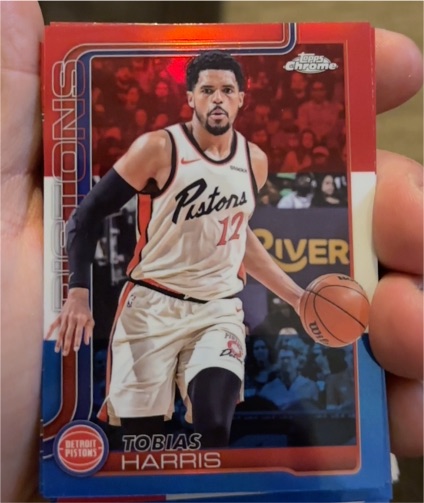 2025-26 Topps Chrome #6 Tobias Harris — front