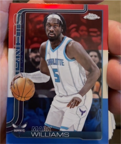 2025-26 Topps Chrome #34 Mark Williams — front