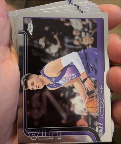 2025-26 Topps Chrome #205 Walker Kessler Utah Jazz — front
