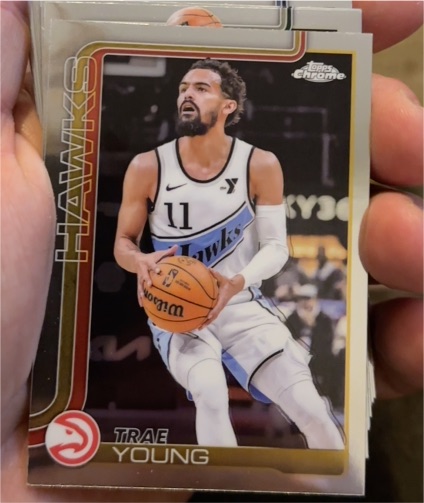 2025-26 Topps Chrome #5 Trae Young — front