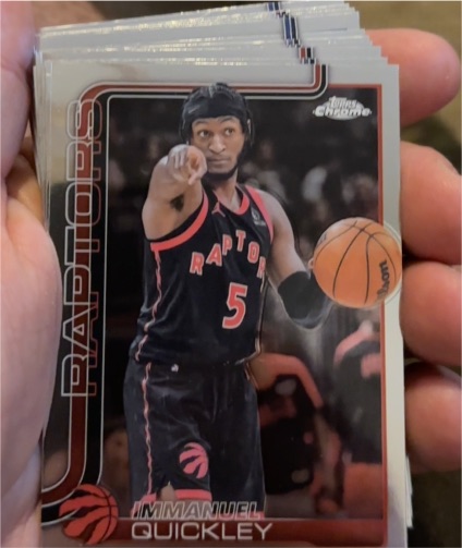 2025-26 Topps Chrome #212 Immanuel Quickley — front