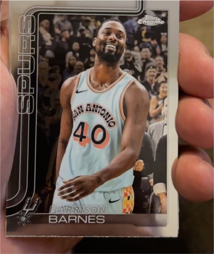 2025-26 Topps Chrome #216 Harrison Barnes — front