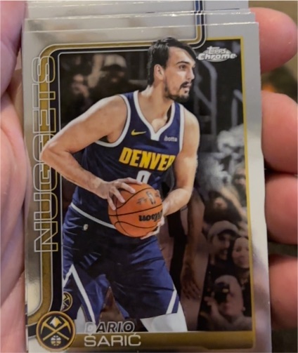 2025 Topps Chrome #77 Dario Saric — front