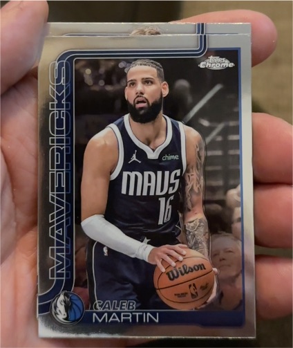 2025-26 Topps Chrome #87 Caleb Martin — front