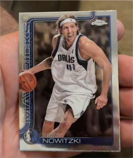 2025-26 Topps Chrome #246 Dirk Nowitzki — front