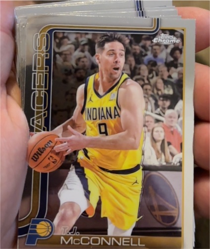 2025-26 Topps Chrome #11 T.J. McConnell — front