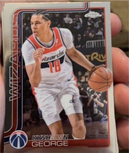 2025-26 Topps Chrome #237 Kyshawn George — front