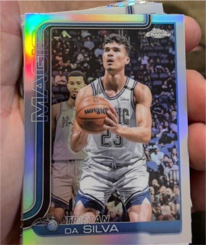 2025-26 Topps Chrome #173 Tristan Da Silva — front