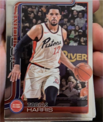 2025-26 Topps Chrome #6 Tobias Harris — front