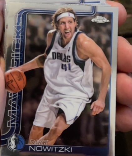 2025-26 Topps Chrome #246 Dirk Nowitzki — front