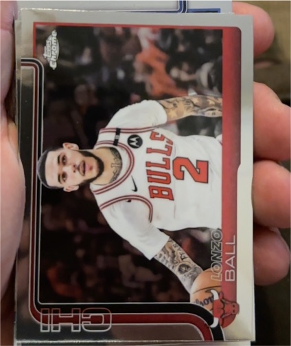 2025-26 Topps Chrome #38 Lonzo Ball — front