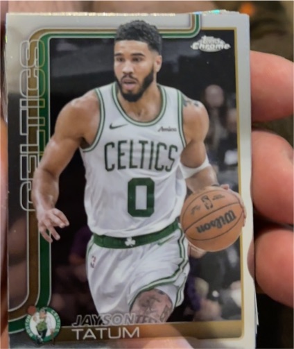 2025-26 Topps Chrome #49 Jayson Tatum — front