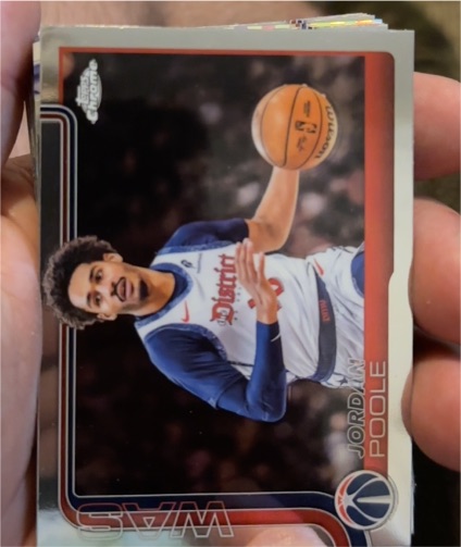 2025-26 Topps Chrome #207 Jordan Poole — front