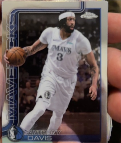 2025-26 Topps Chrome #96 Anthony Davis — front