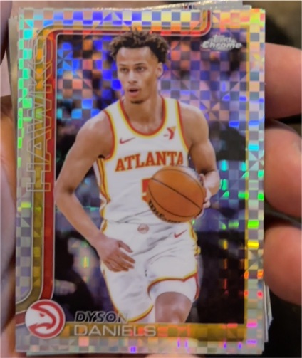 2025-26 Topps Chrome #68 Dyson Daniels — front
