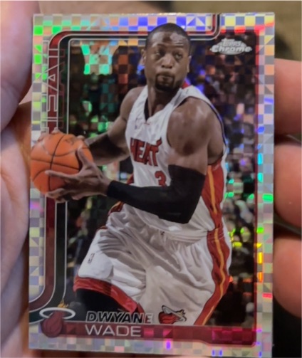 2025-26 Topps Chrome #241 Dwyane Wade X-Fractor — front