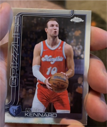2025-26 Topps Chrome #117 Luke Kennard — front