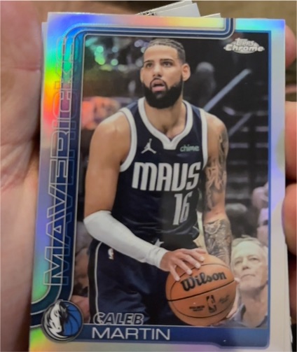 2025-26 Topps Chrome #87 Caleb Martin — front