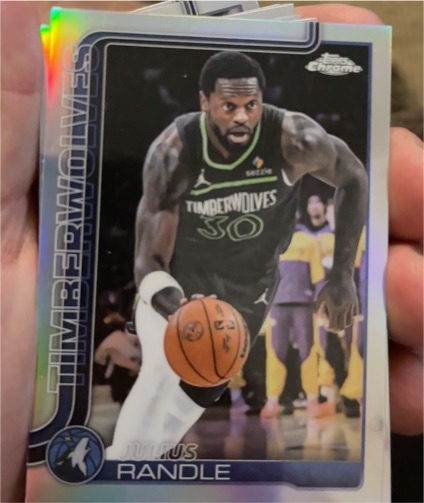 2025-26 Topps Chrome #123 Julius Randle — front