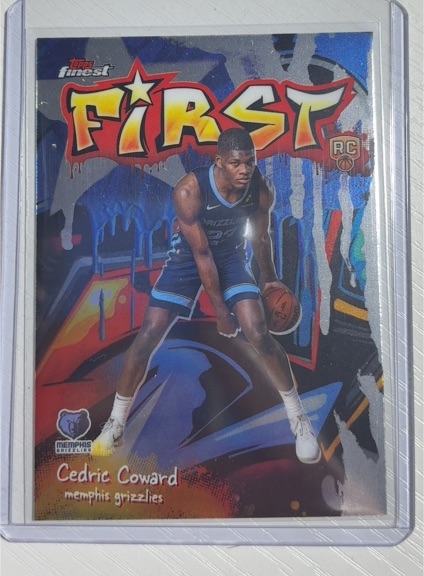 2026 Topps Finest #F-11 Cedric Coward — front