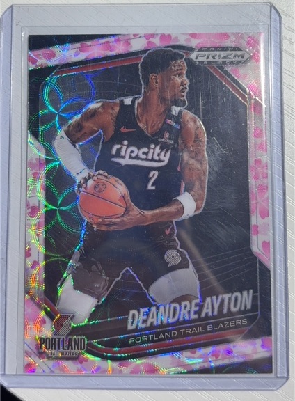 2024-25 Panini Prizm Black #22 Deandre Ayton — front