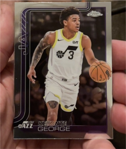 2025-26 Topps Chrome #235 Keyonte George — front